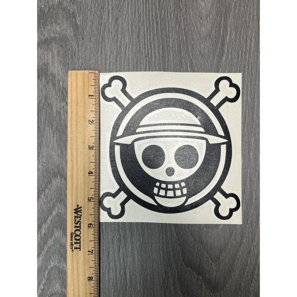 One Piece Straw Hat Pirates‎ Jolly Roger Vinyl Decal Sticker Luffy Anime Manga